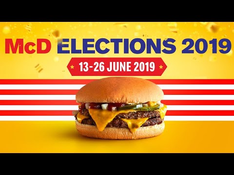 McD Elections  2019 : Double Cheeseburger Speech