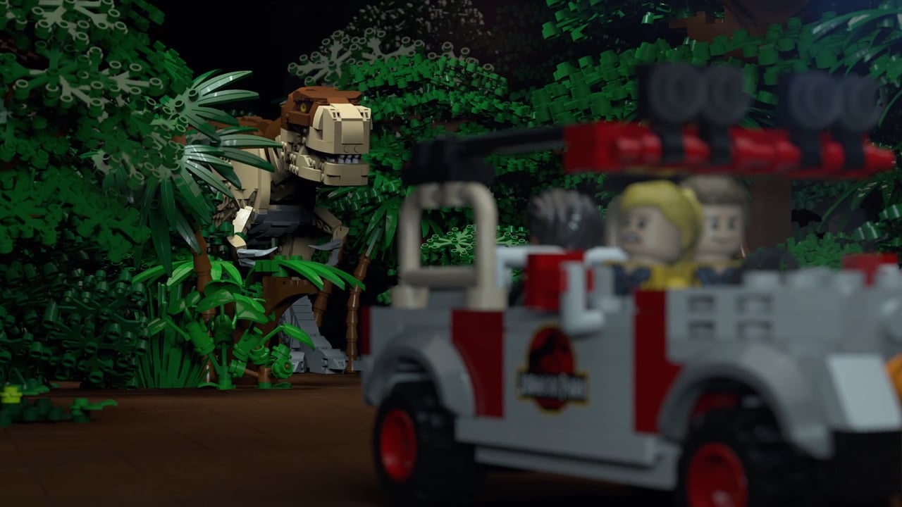 Lego Jurassic Park fan art