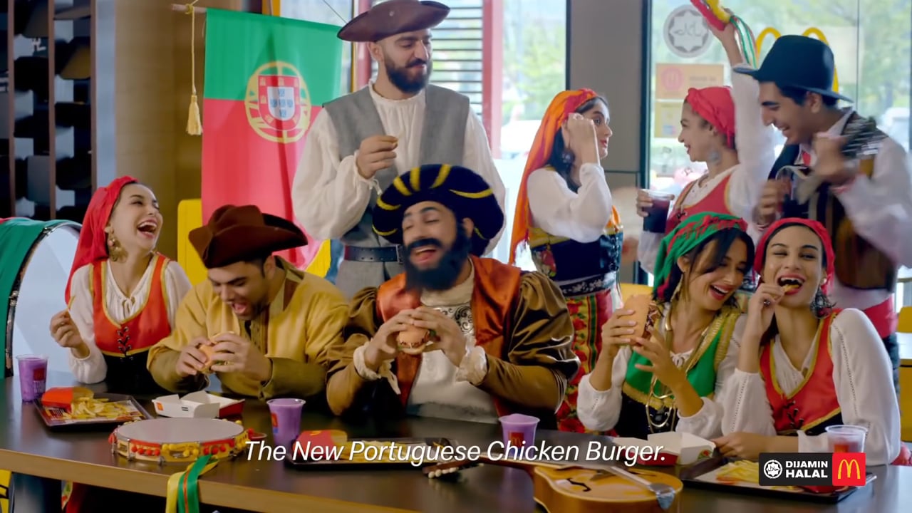 McD Portuguese Burger Voyage of Discovery TVC