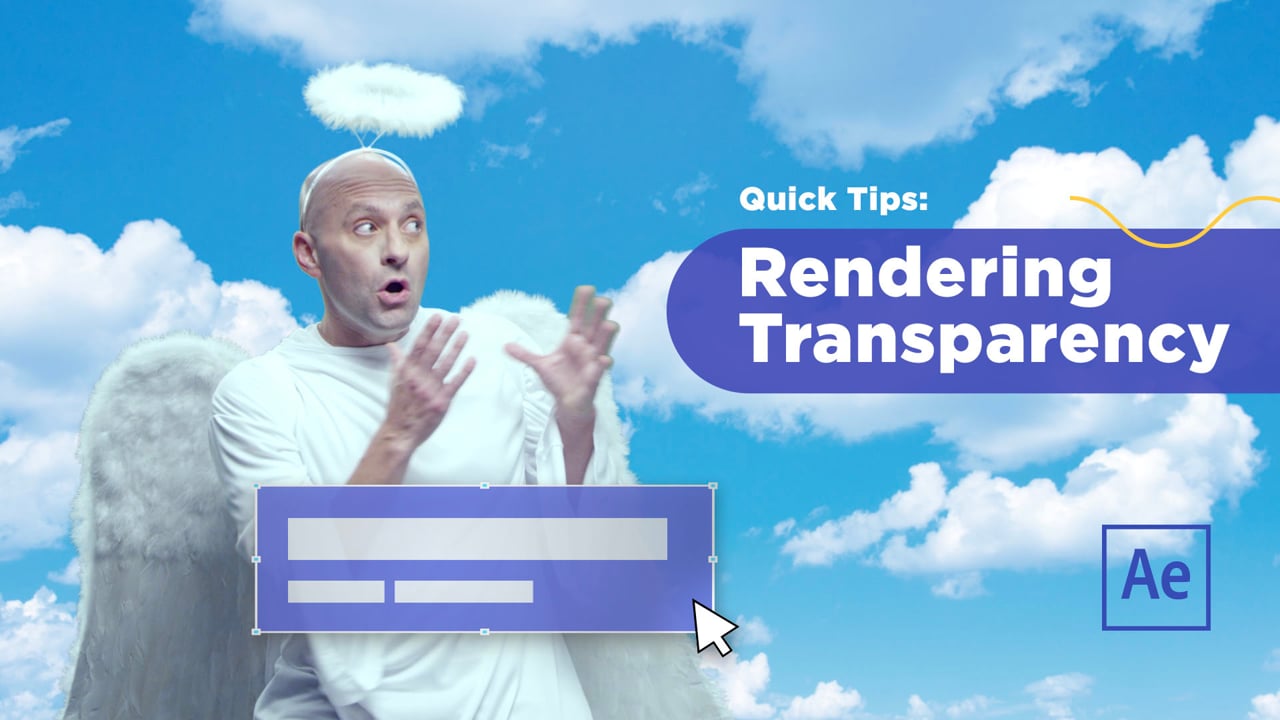 How to Export with a Transparent Background in After Effects