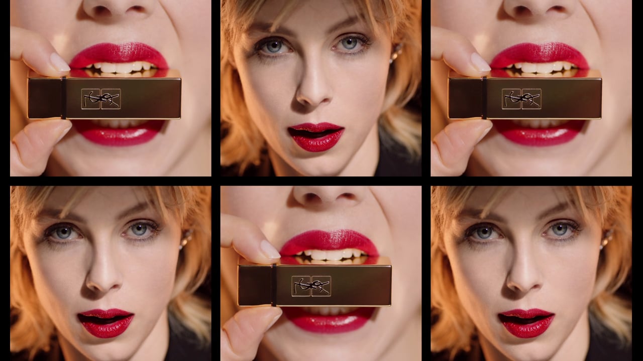 YSL - ROUGE PUR COUTURE MANIFESTO - EDIE CAMPBELL