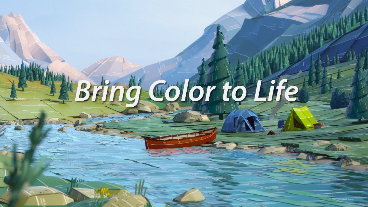 Color Portal: Mountain Animated TV Commercial - Sherwin-Williams