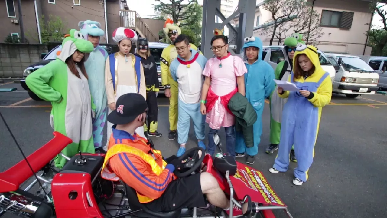 Real life Mario Kart - Japan