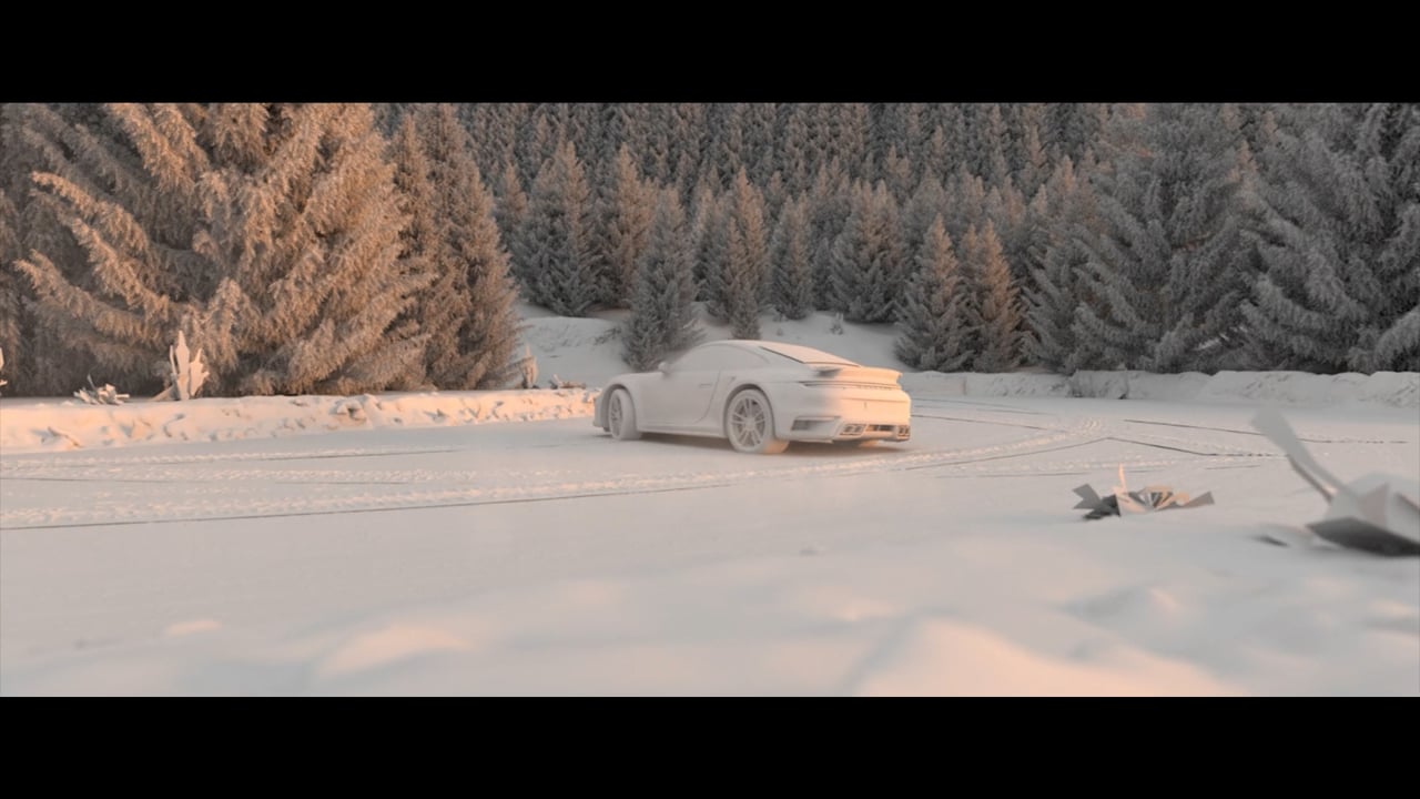Clay Render: Porsche "Artistry"