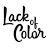 lack of color