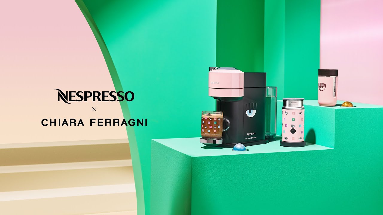 Nespresso x Chiara Ferragni - vertuo products