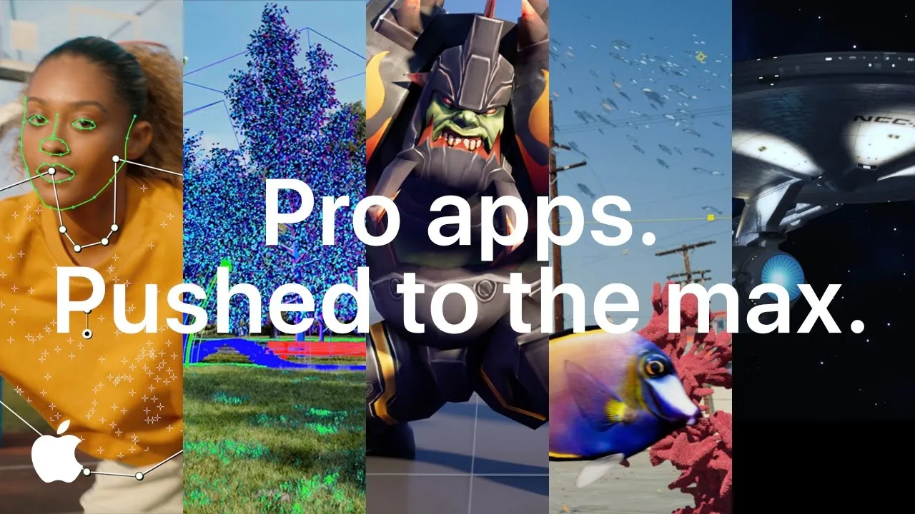 Pro apps. Pushed to the max. | Apple