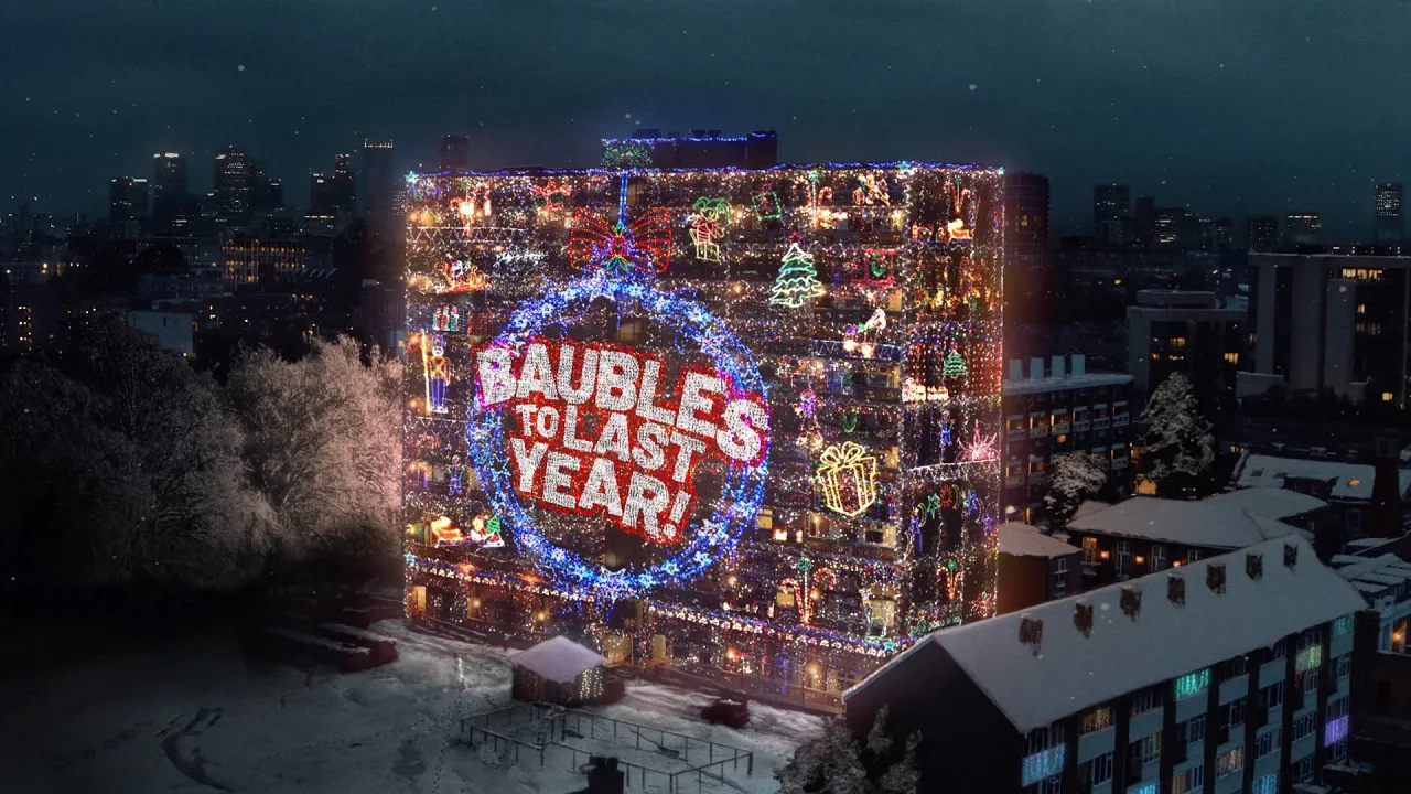 Argos Christmas Advert 2021. Baubles to last year! Christmas is ON.