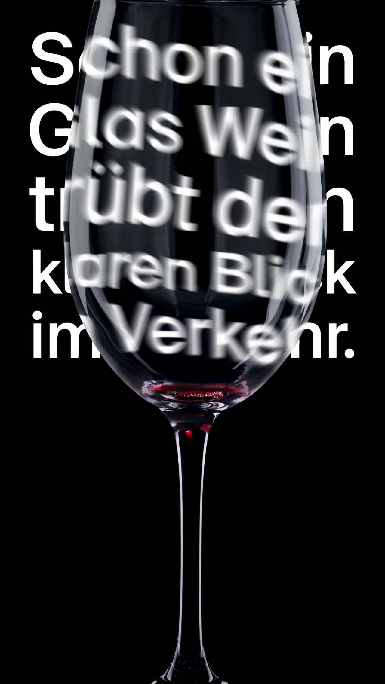 BFU - Alkohol am Steuer - Wein