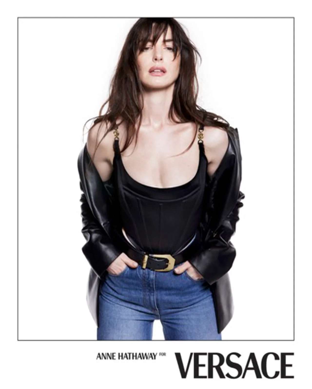 Versace Icons with Anne Hathaway | Campaign | Versace