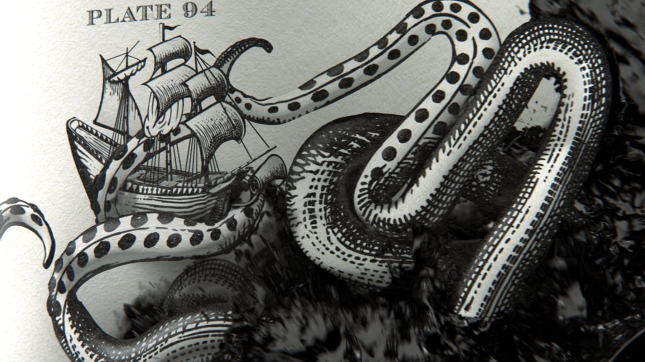 kraken rum: black ink