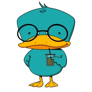 Sick duck