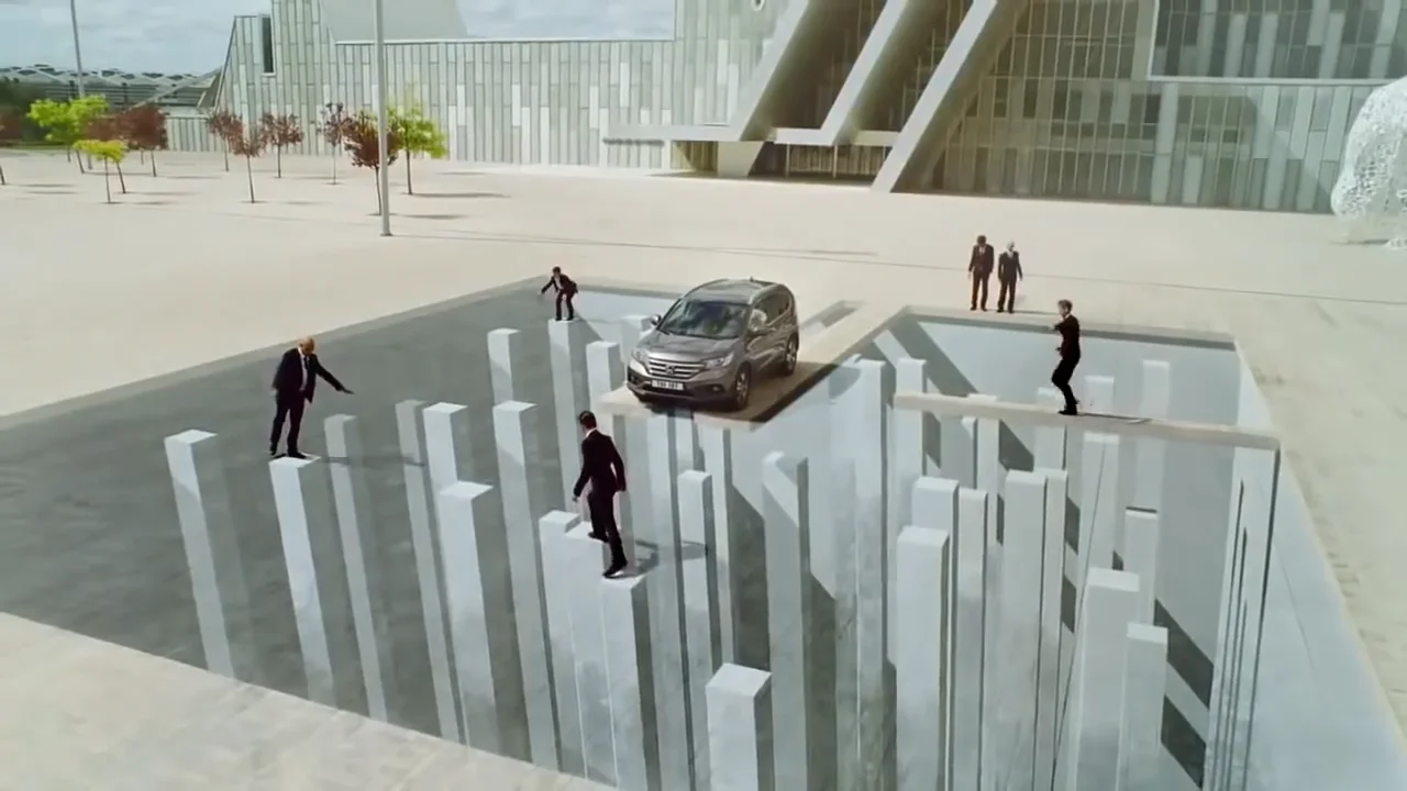 Honda CR-V Optical Illusion Commercial