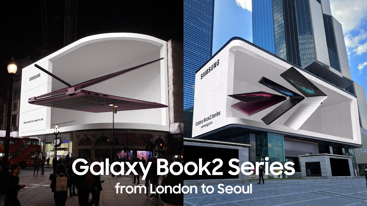 삼성:Galaxy Book2 Series: Light up the sky from London to Seoul