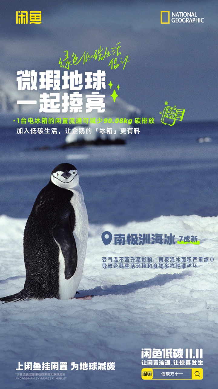 闲鱼 × 国家地理发起「微瑕地球 一起擦亮」倡议 闲鱼 × 国家地理发起「微瑕地球 一起擦亮」倡议