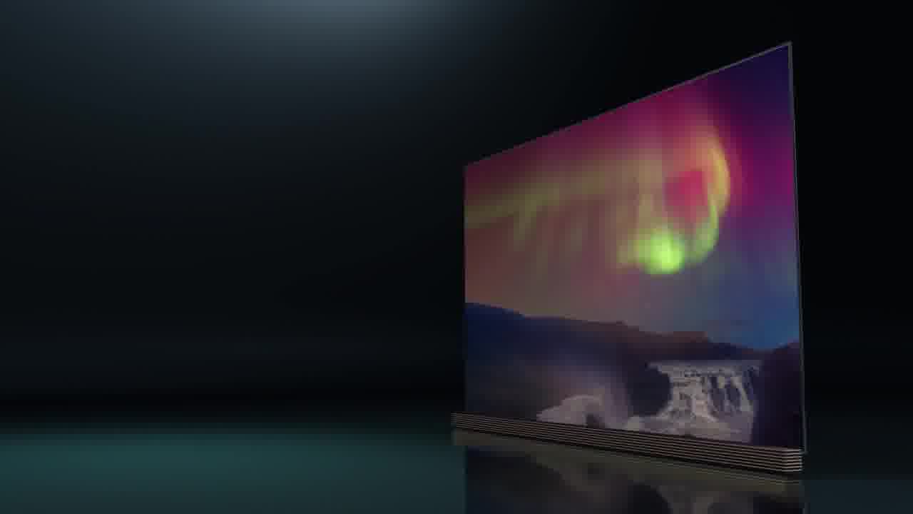家电 电视机 极光 夜景  LG전자 SIGNATURE OLED TV 오로라편 35s. 2016 네이버 블로그