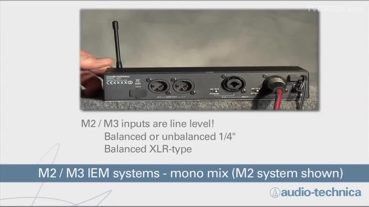 Audio-Technica IEM Mono Operation