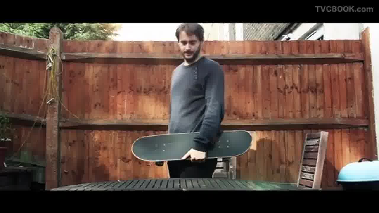 Skateboard to Ironing Board 