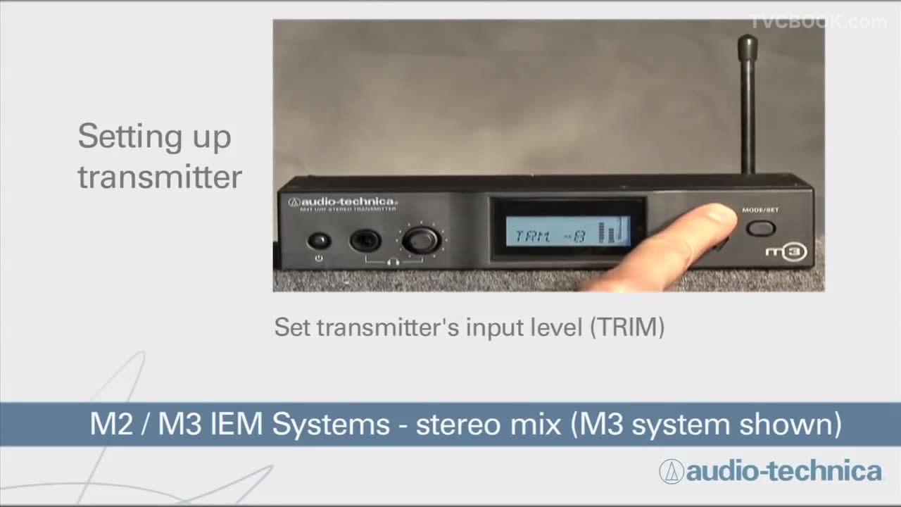 Audio-Technica IEM Stereo Operation