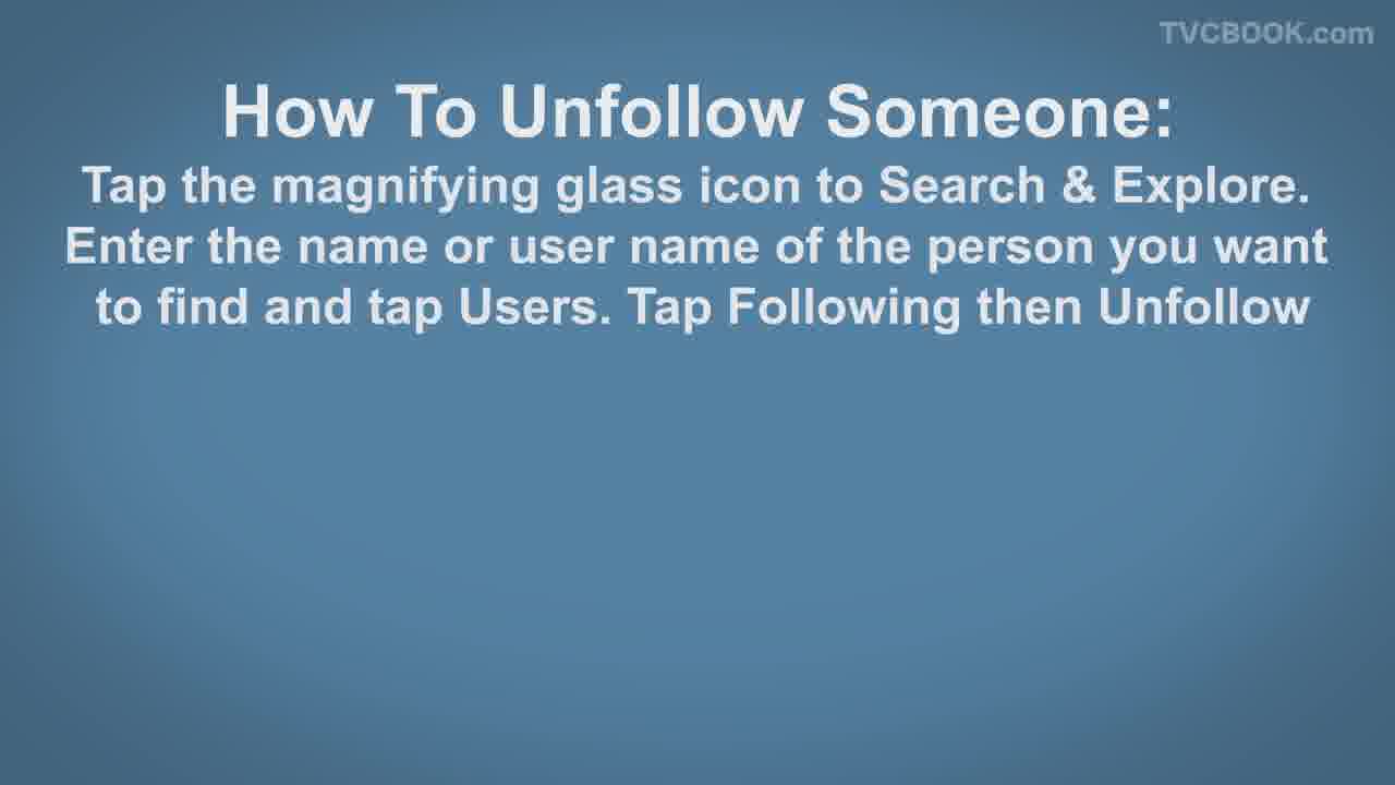 How To Unfollow Someone Instagram Instagram Tip #29
