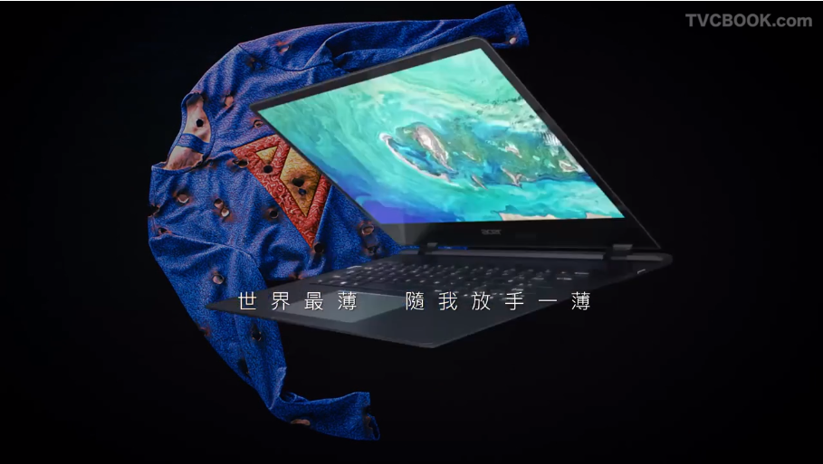 Acer宏碁 - 敢自由 摆脱不需要的-Acer Swift 7 (超人篇)