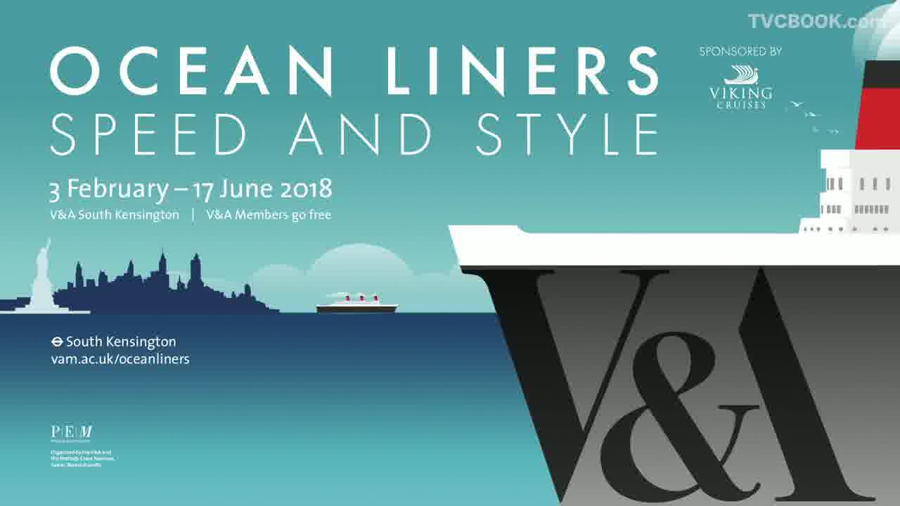 v&a ocean liners: speed and style