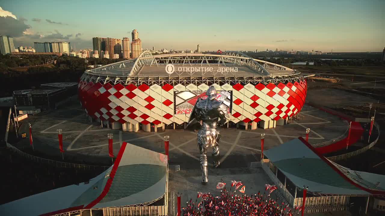 Гимн ФК "Спартак". Стадион "Открытие Арена" / Hymn Spartak. Stadium Otkrytie Arena