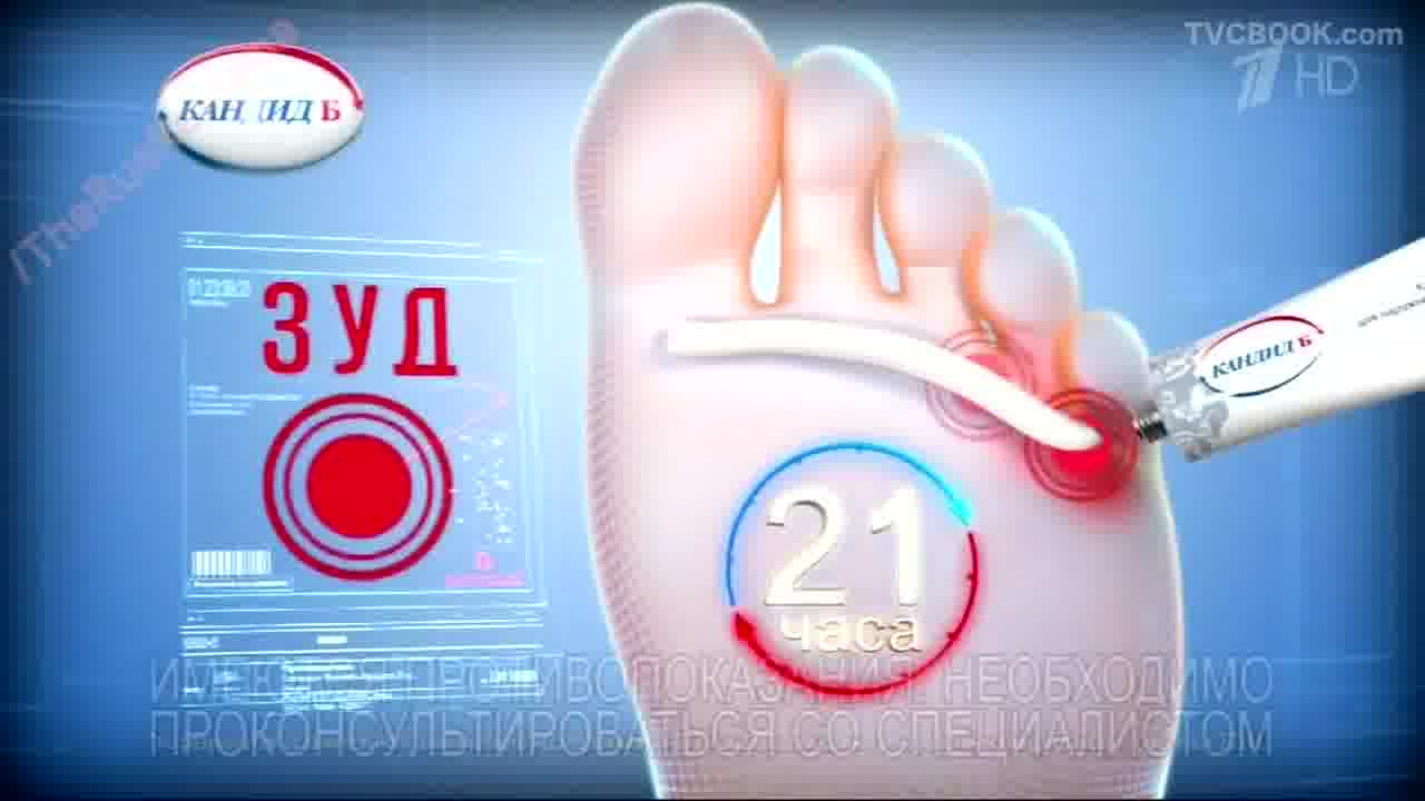 Реклама Кандид Б - Два компонента. Два действия