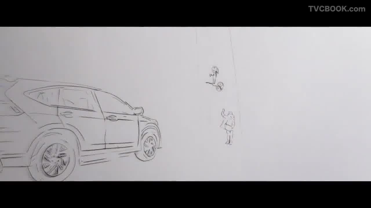 CG超強大！真正實車只用一幕的汽車廣告【中文字幕】2018 Honda Civic