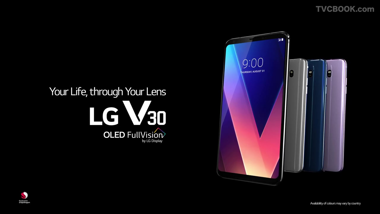 LG V30 Design Video (Black)