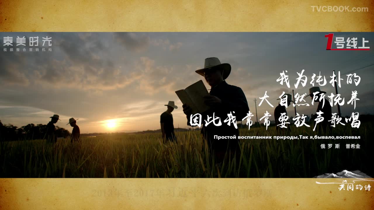 央视公益广告《一带一路 共同的诗》（泰美时光承制）