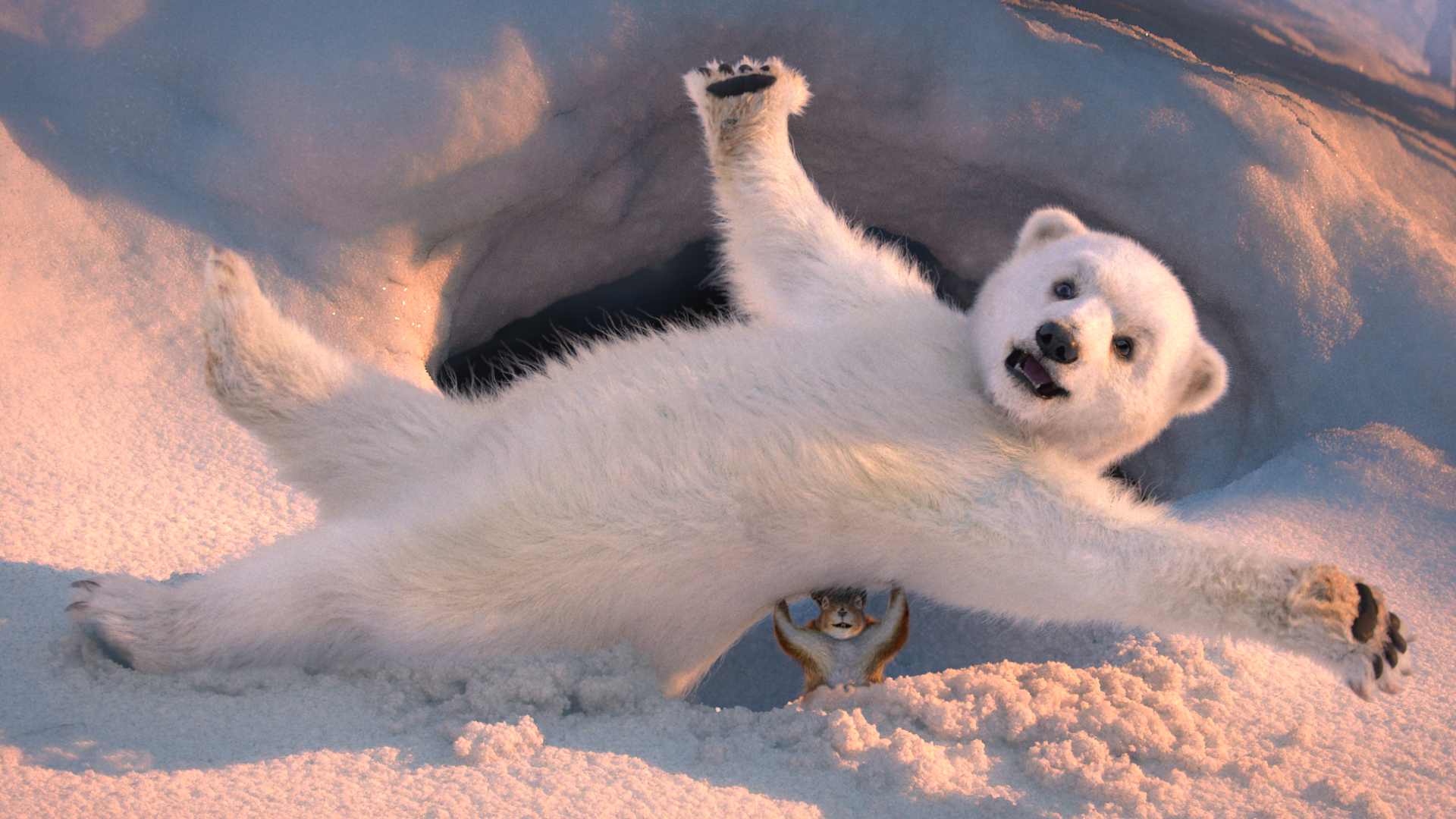 Dancing on Ice - 《Polar Bear & Squirrel》