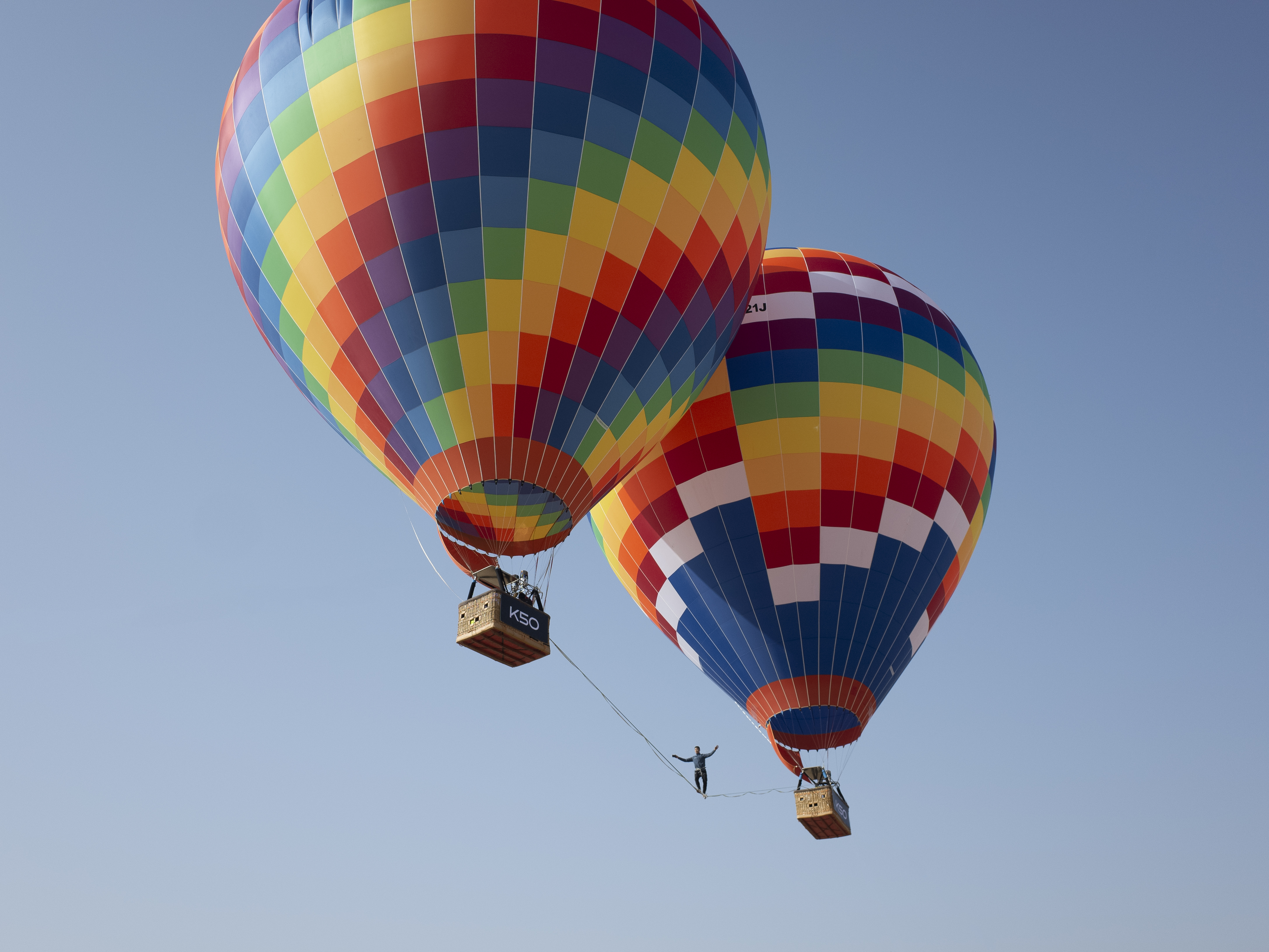 Redmi K50 自由飞热气球高空扁带