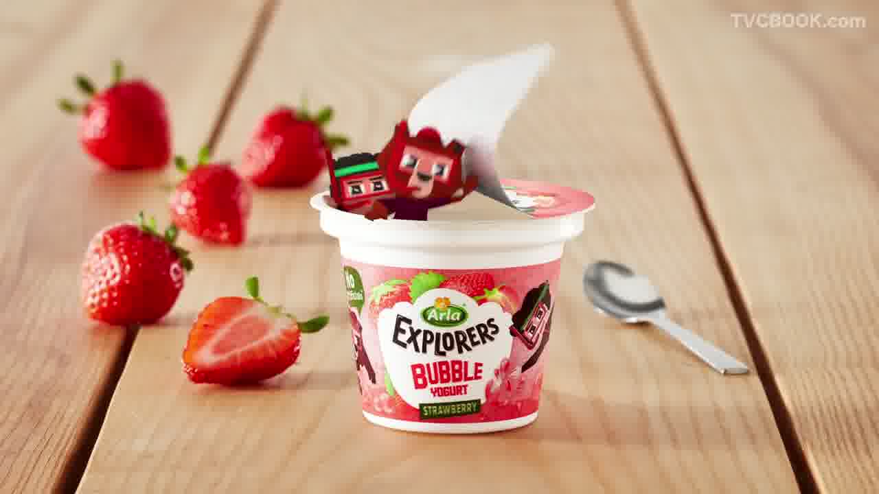 ARLA KIDS Bubble-Yoghurt Strawberry CUP