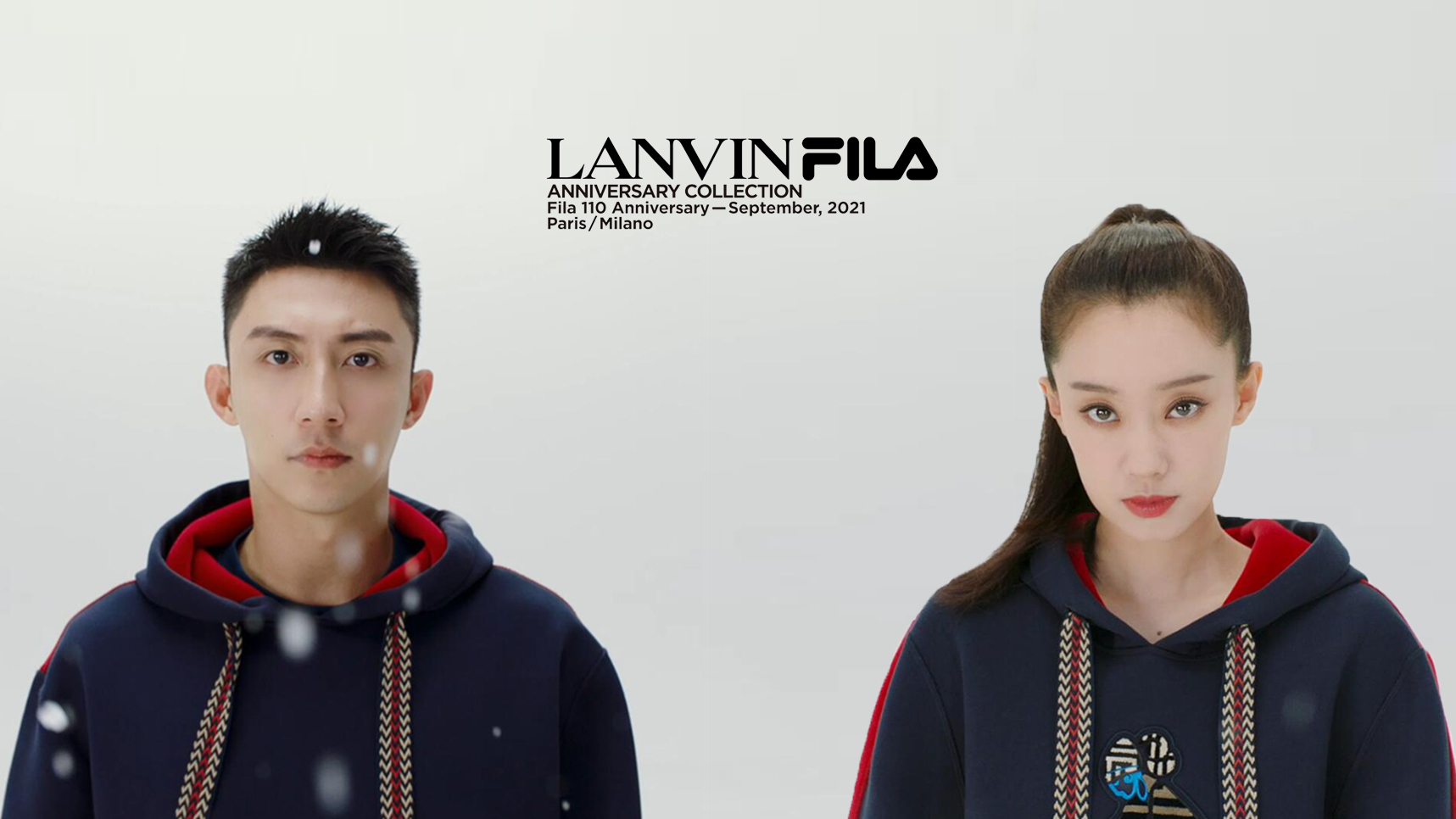 LANVIN X FILA｜张小斐 黄景瑜共同演绎限量联名系列广告