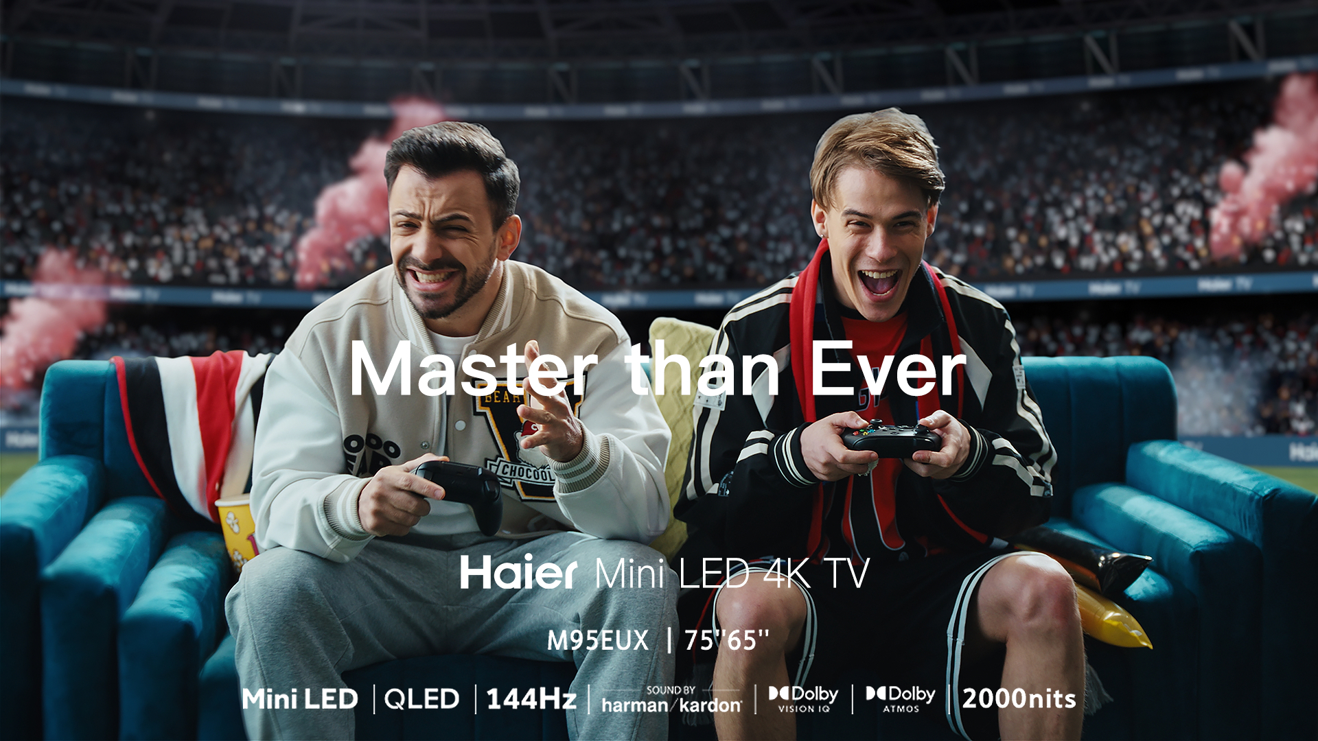 海尔 Haier Mini LED 4K TV 欧洲杯海外电视广告片