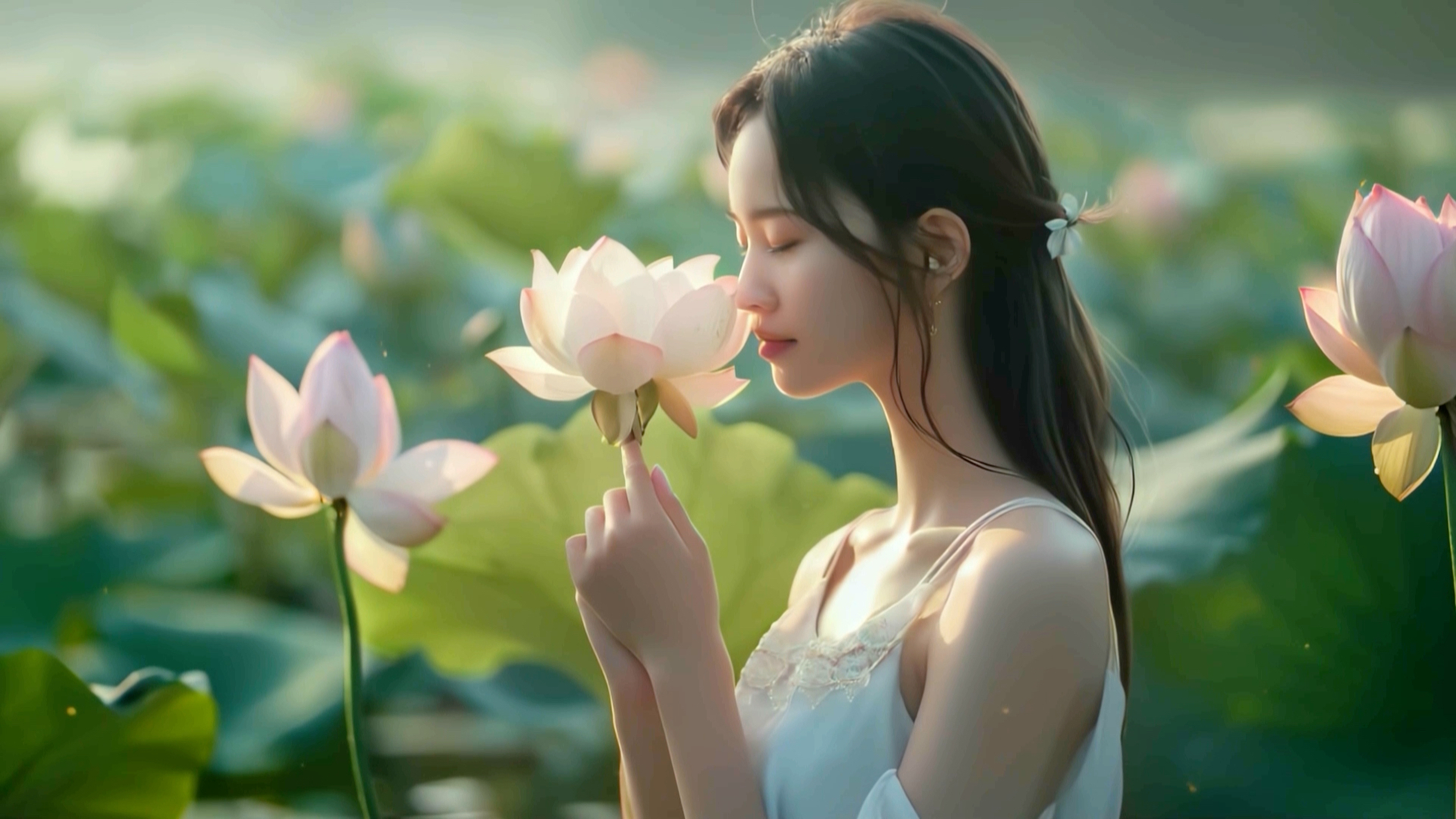 东阿阿胶｜桃花姬写实风AIGC-大暑节气营销短片